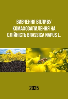 Вплив комахозапилення на олійність Brassica napus L., Макс Оганесон - <a href=